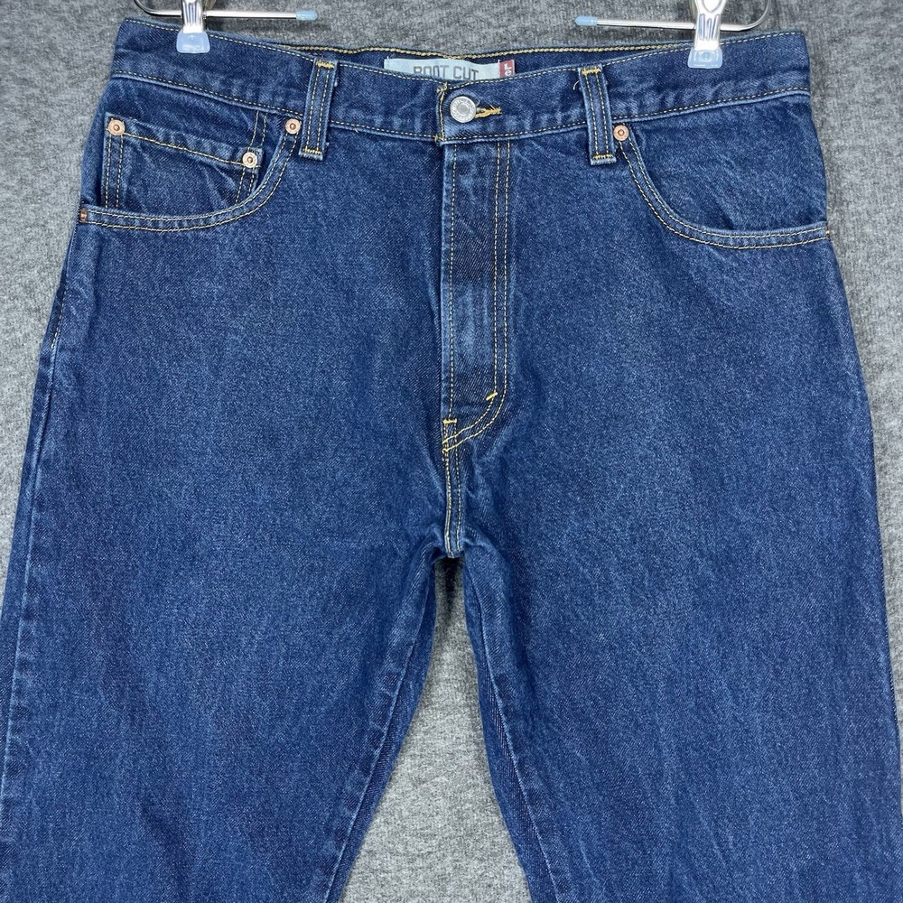 Vintage Y2K Levis Jeans Mens 34x34 Denim 517 Bootcut Western Cowboy Rodeo - Picture 2 of 13